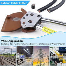 Load image into Gallery viewer, Professional Electrical Wire Cutter with Ratcheting Mechanism - 300 mm² Cutting
