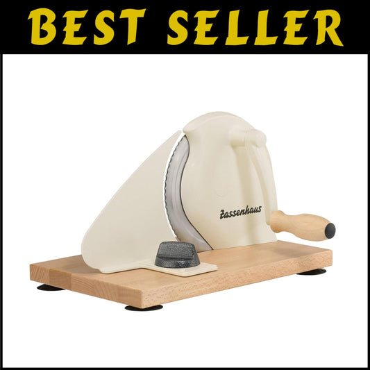 Precision Bread Cutter with 0.7-Inch Thickness Control - Ideal for Sourdough