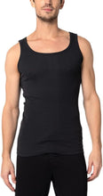 Load image into Gallery viewer, Men's X-Large Cotton Tank Tops - 12-Pack in Classic Black for Ultimate Comfort