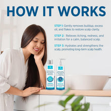 Load image into Gallery viewer, Seborrheic Dermatitis Relief Set - Cream, Shampoo &amp; Conditioner for Scalp Care