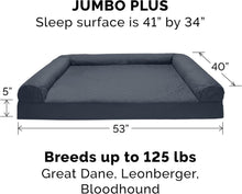Load image into Gallery viewer, Supportive Quilted Orthopedic Dog Couch for Large Dogs - Machine Washable Cover