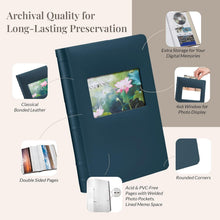Load image into Gallery viewer, Versatile Navy Photo Album Set for 4x6 &amp; 5x7 Photos - Perfect Gift Package