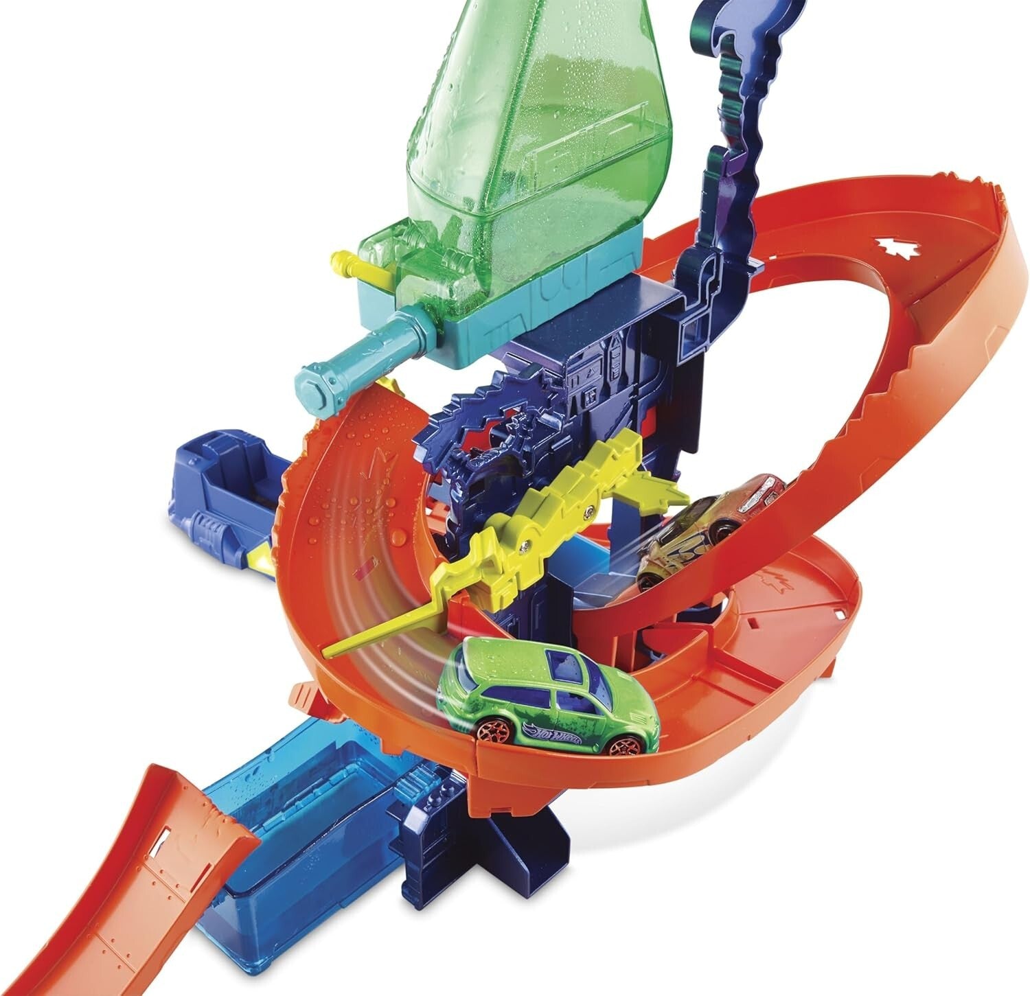Exciting Color Shifters Lab Playset with Release Lever and Car - Thrilling Races