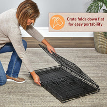 Load image into Gallery viewer, Life Stages 42" Metal Dog Crate with Enhanced Security for Large Dogs 71-90lbs