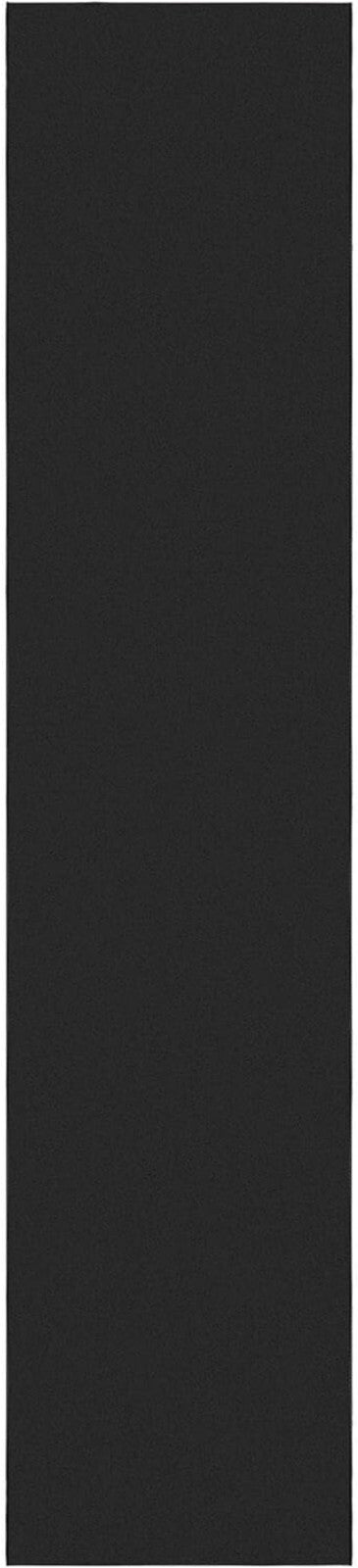 Durable Low Pile Runner Rug - Machine Washable, Non-Slip, 2'7" x 12' in Black