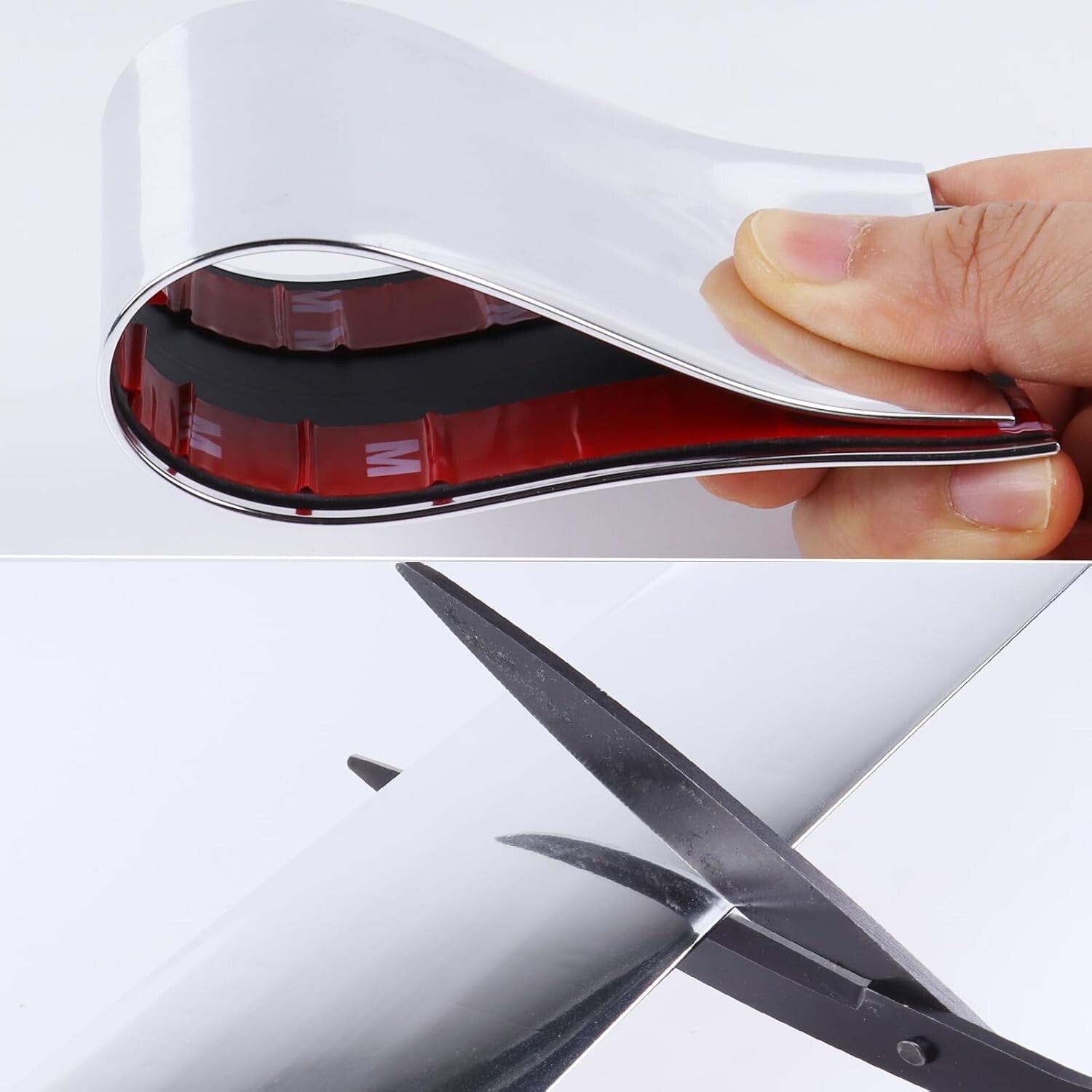16FT Self-Adhesive Chrome Trim Molding - Heavy Duty Scratch-Proof Car Protection