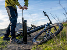Load image into Gallery viewer, 220 PSI High Volume Tubeless Bicycle Floor Pump with Digital Gauge - Gloss Black