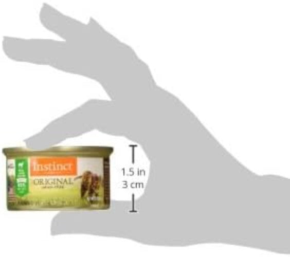 High Protein Grain-Free Cat Food - Original Lamb Pate, Pack of 24 Cans per 3 oz