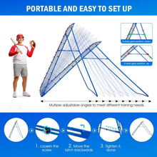 Load image into Gallery viewer, Quick Setup Pitch Back Net - Ideal for Lacrosse, Softball &amp; Volleyball Training