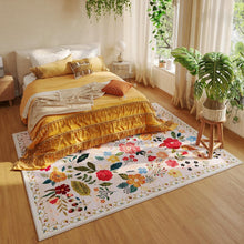 Load image into Gallery viewer, 6'x9' Soft Boho Floral Rug | Vintage Design, Stain Resistant &amp; Easy Maintenance