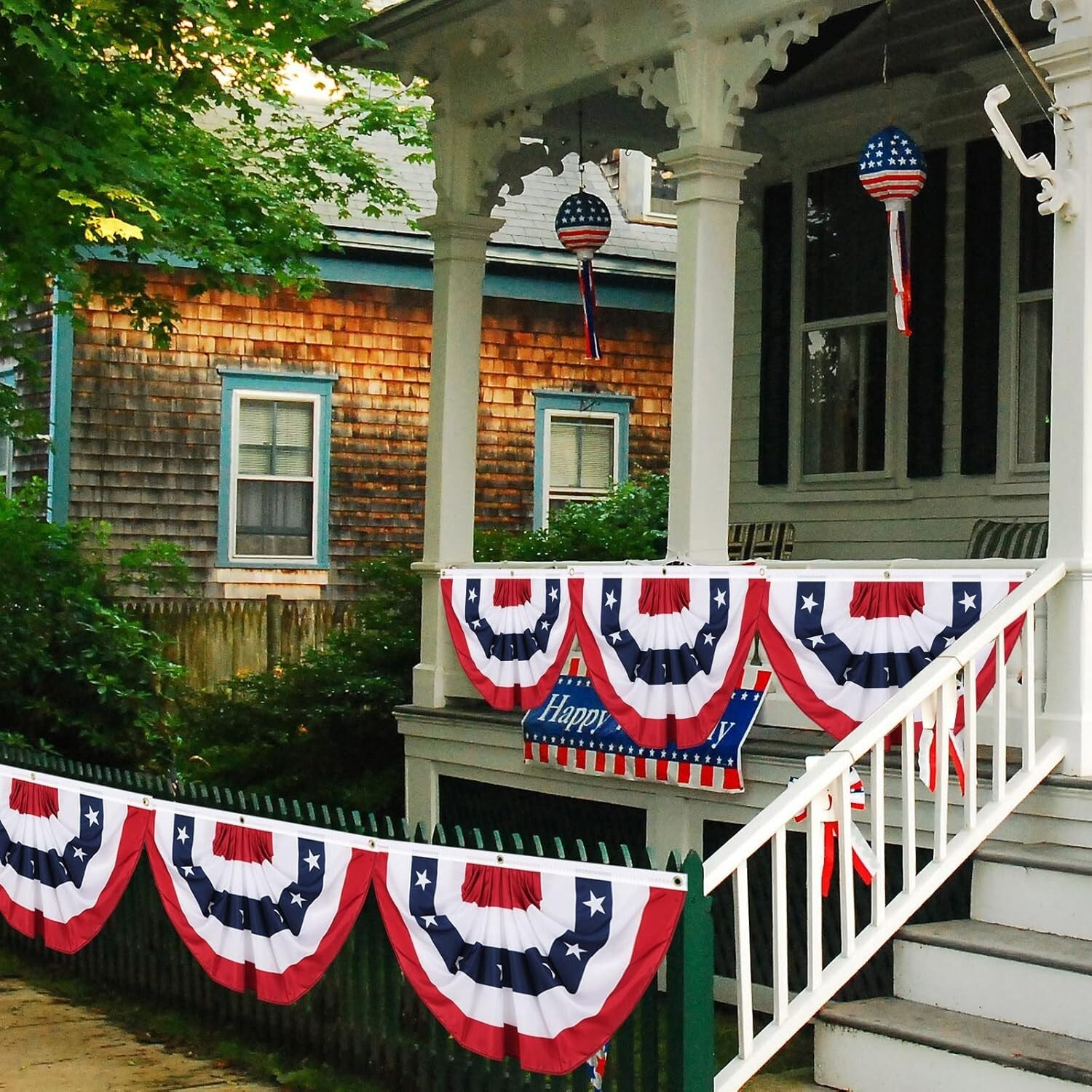 Durable & Fade Resistant American Bunting Flag - Perfect for Independence Day