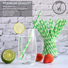 Load image into Gallery viewer, Sturdy 1000 Count Biodegradable Paper Straws - Perfect for Hot &amp; Cold Drinks
