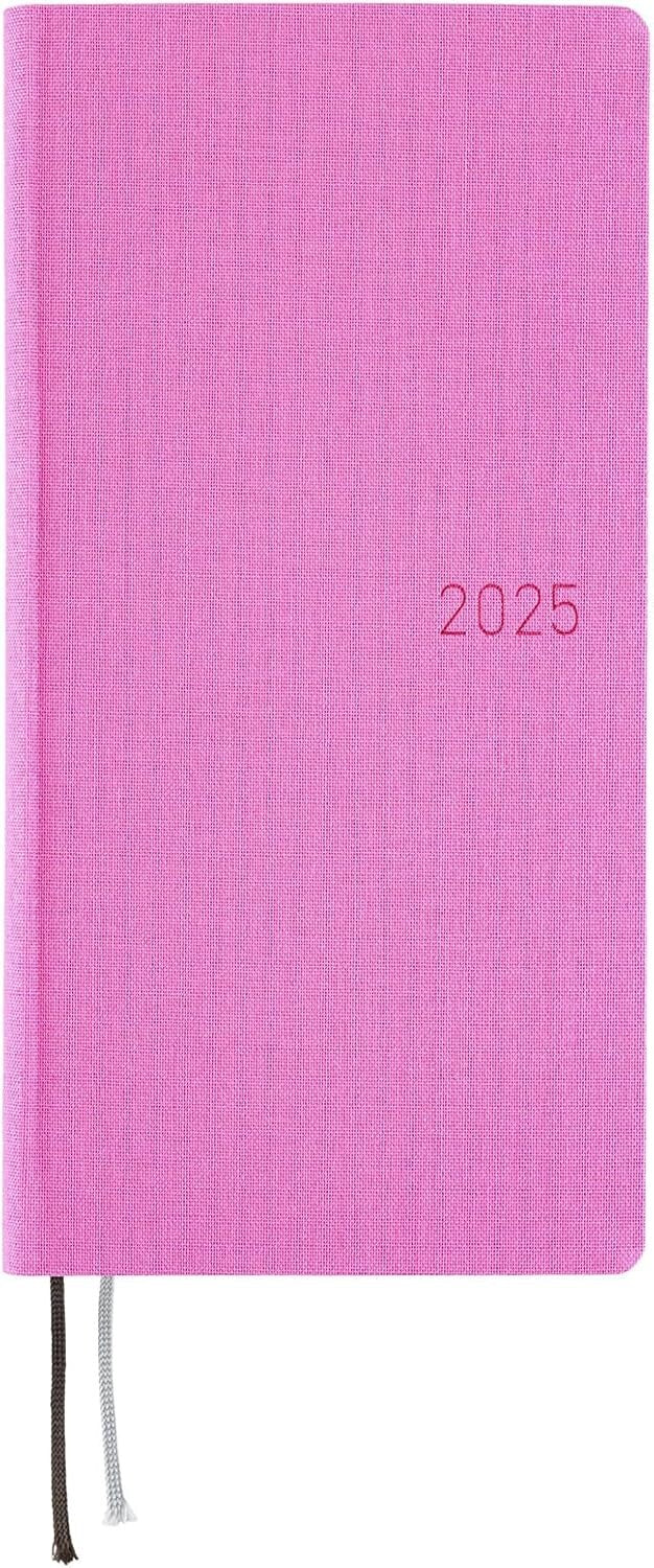 Stylish 2025 Hobonichi Techo MEGA Weekly Planner - Portable Sweet Purple Design