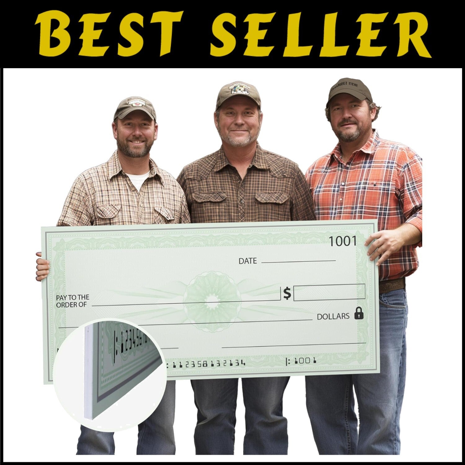 Giant 36x16 Dry Erase Big Check - Perfect for Memorable Presentations