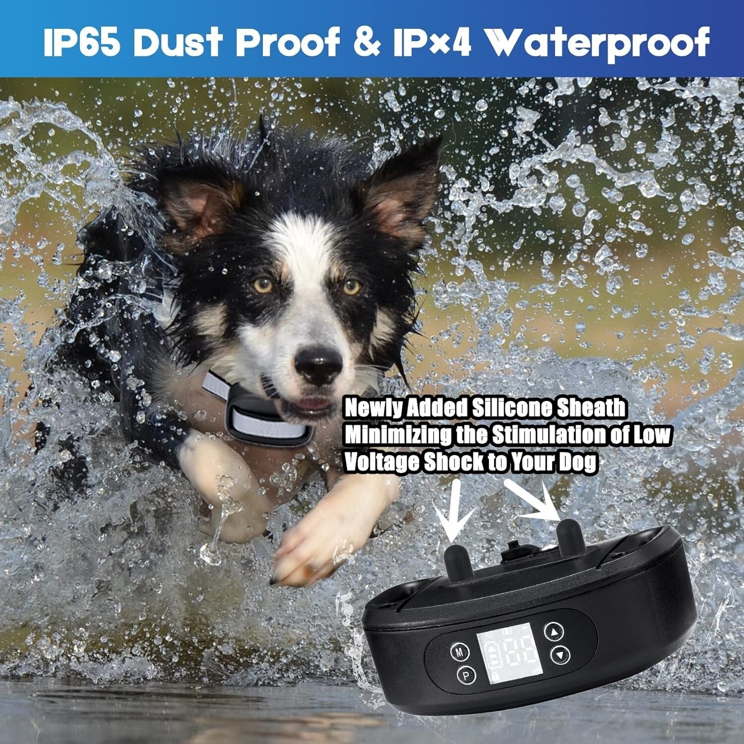 Safe & Adjustable GPS Wireless Dog Fence – Cover Up to 3300 ft! Easy Setup