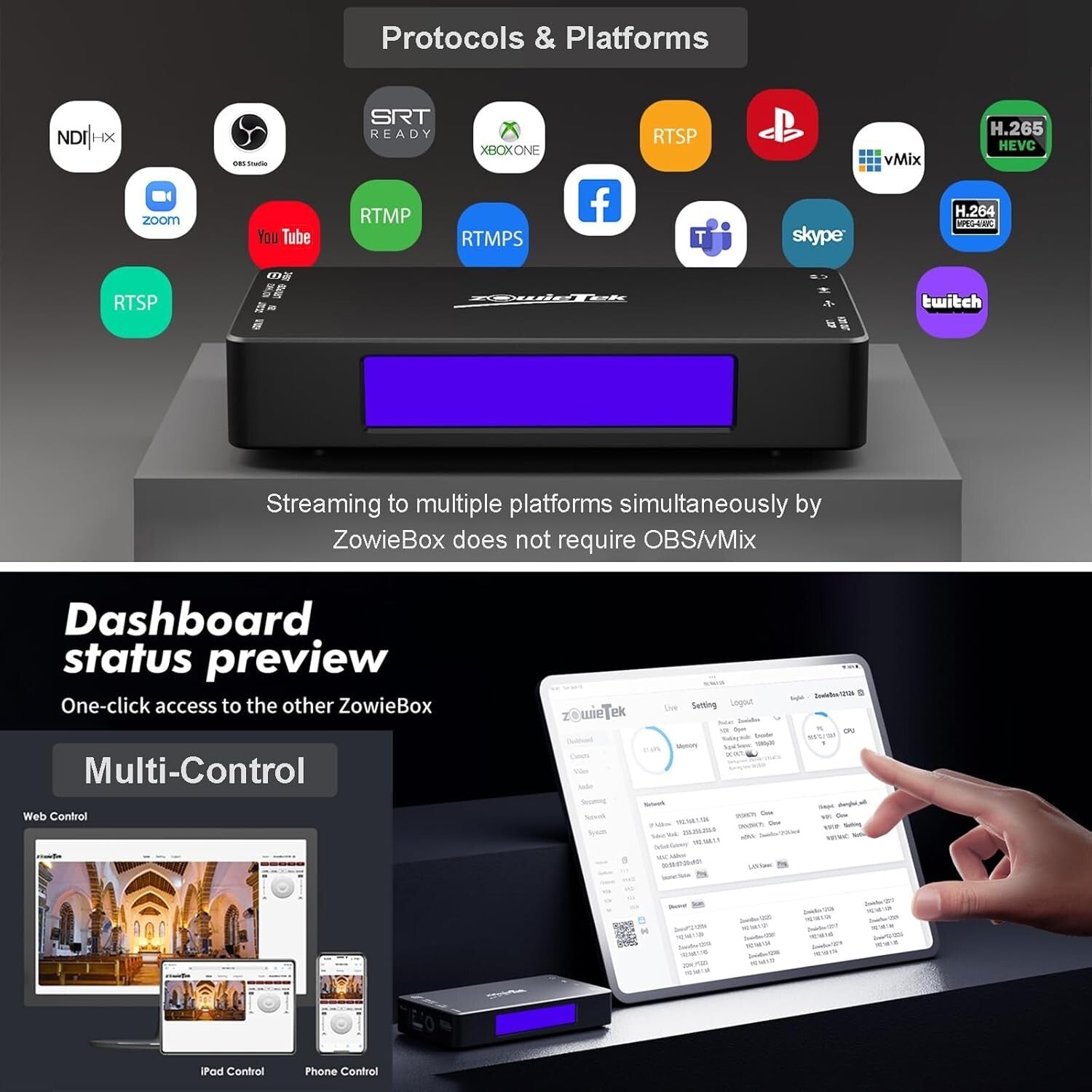 4K HDMI Encoder/Decoder with NDI Support – Ideal for Gamers & Streamers