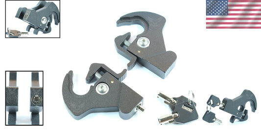 Lightweight Locking Clips for Sissy Bar & Luggage Rack - Fits All Harley Models