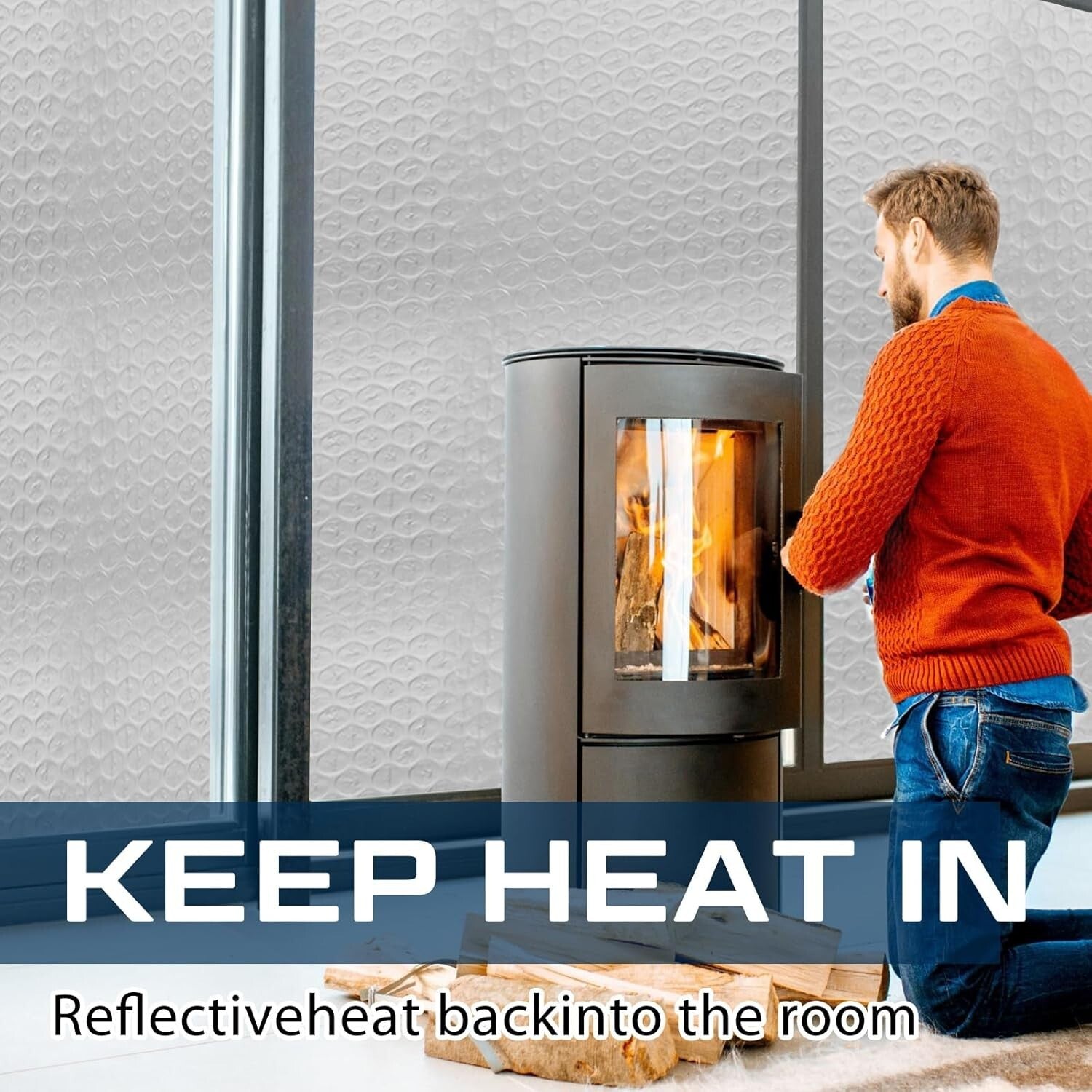 Customizable Blackout Reflective Window Shade for RV - Easy Installation