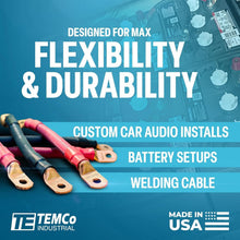Load image into Gallery viewer, Multi-Strand 20 Ft. Copper Welding Lead Cable - 600V, Resistant to Cuts &amp; Oil