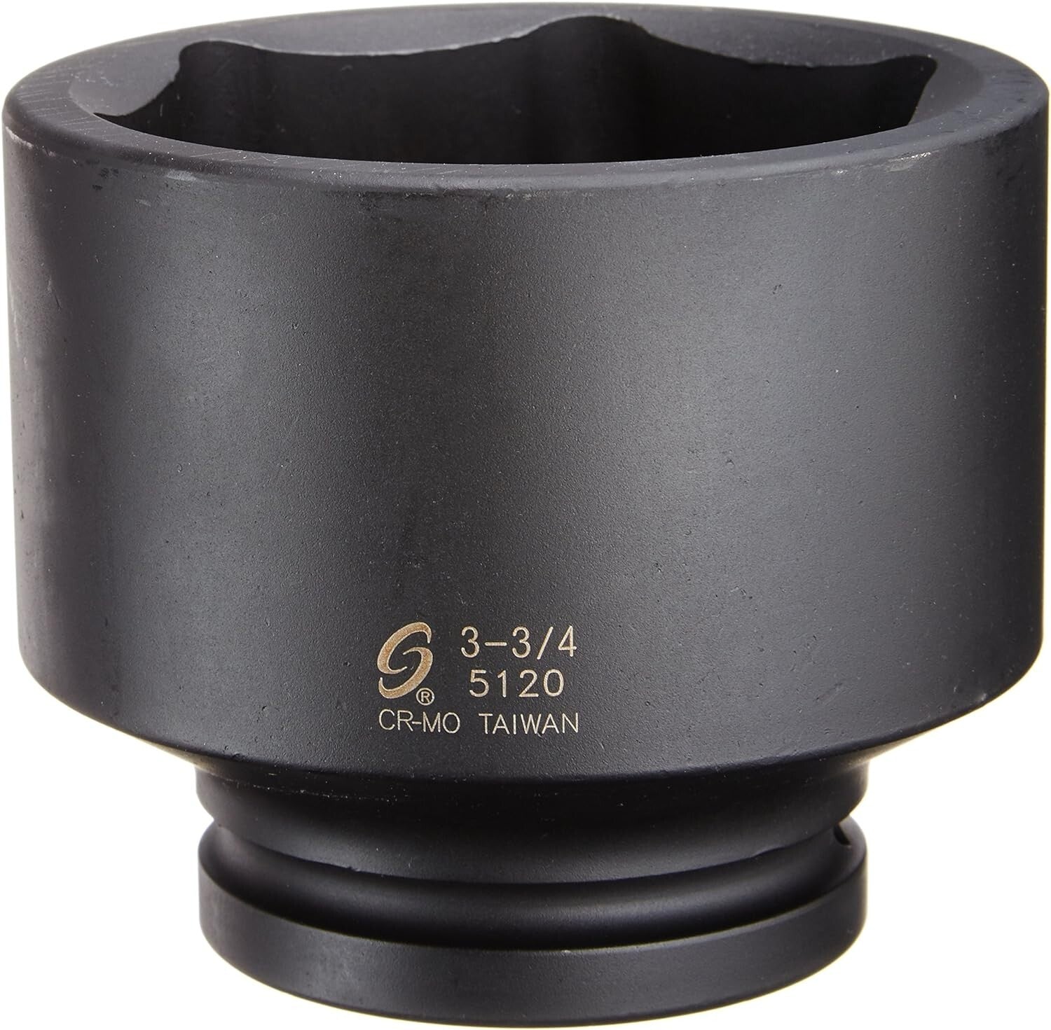 Industrial-Strength 3-3/4-Inch 1-Inch Drive Impact Socket in Protective Case