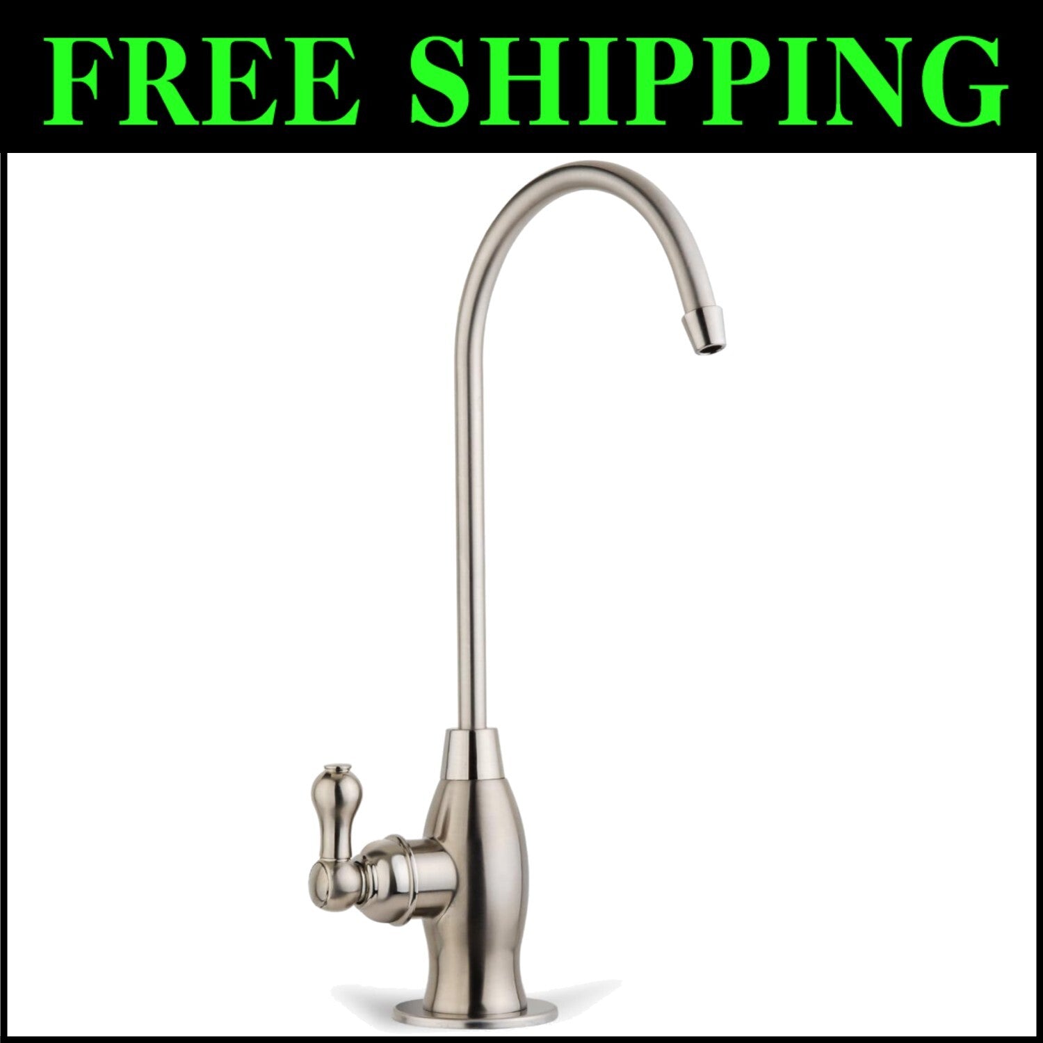 Stylish Brushed Nickel RO Faucet with Easy Installation and Durable Design