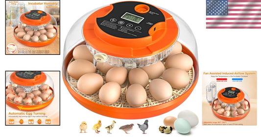 18 Egg Automatic Egg Incubator with Humidity Control - Perfect for Home and Farm