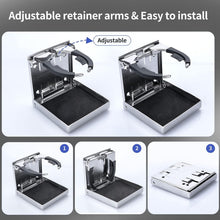 Load image into Gallery viewer, Space-Saving Folding Cup Holders in Stainless Steel – Perfect for RV and Home