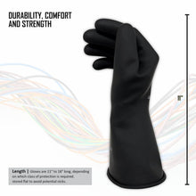 Load image into Gallery viewer, Dielectric Rubber Electrical Gloves, Size 9, Class 0 | Pro-Certified Protection