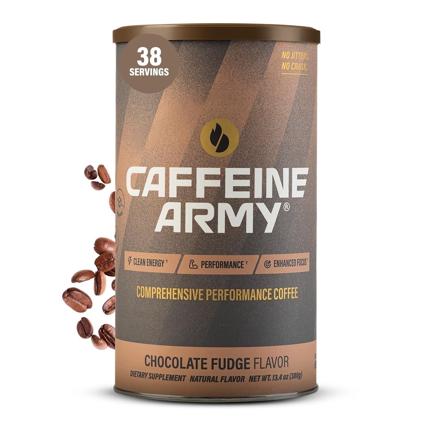 Sustained Energy Chocolate Fudge Coffee - 15 Ingredients for Peak Performance