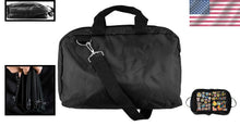 Load image into Gallery viewer, Large Black Trading Pin Bag with Removable Zip Pages - Perfect for Collectors