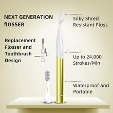 Load image into Gallery viewer, Portable Sonic Electric Flosser and Toothbrush Combo for Travel-Friendly Hygiene