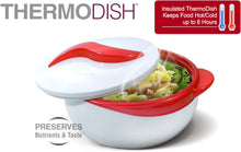 Load image into Gallery viewer, Elegant Insulated Casserole Dish Set 3 pc. - Red Stainless Steel Hot Food Warmer