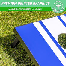 Load image into Gallery viewer, Regulation Size Portable Cornhole Set - Classic Design with Carry Case Included