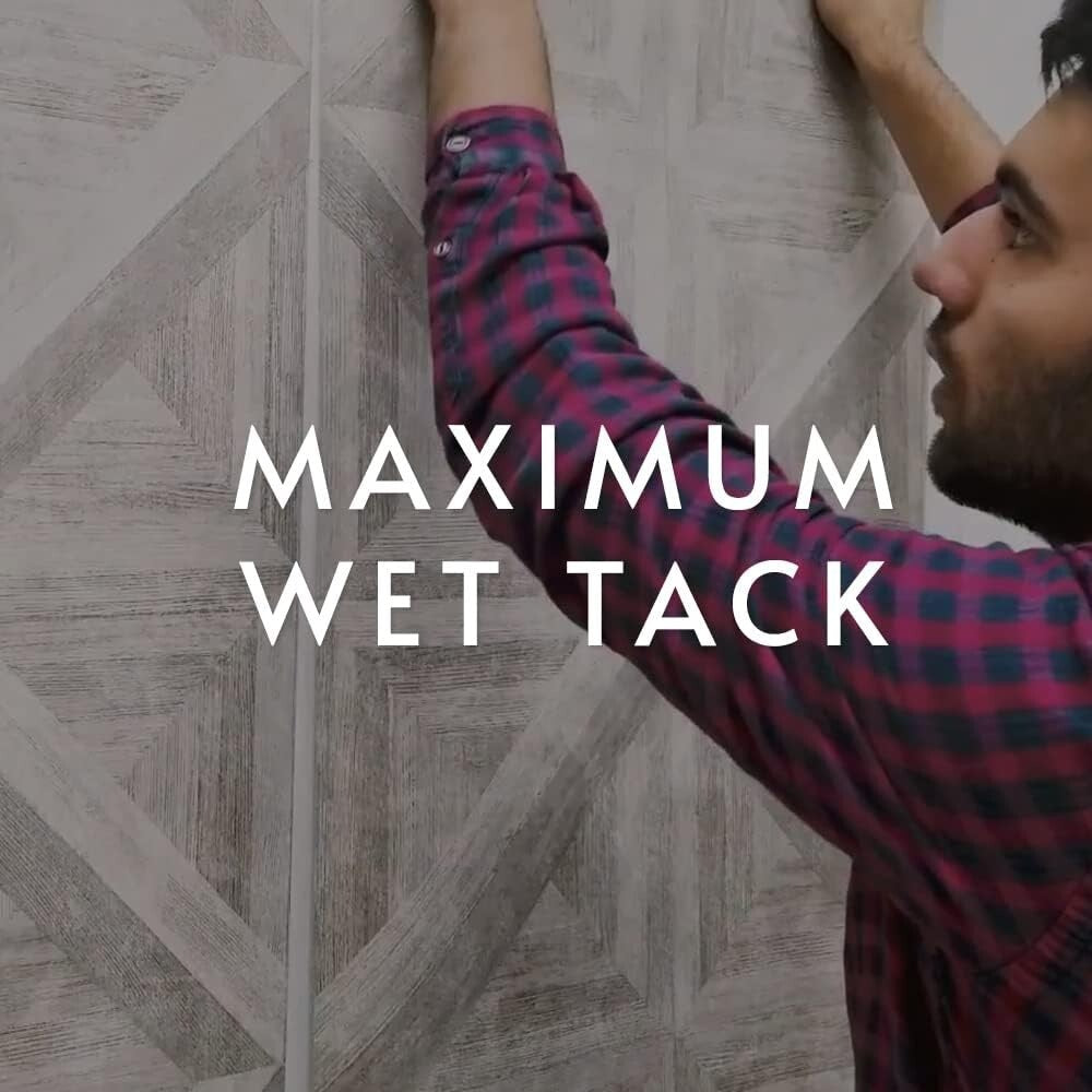 5 Gallon Heavy-Duty Clear Wallpaper Glue for Professionals - Easy Application