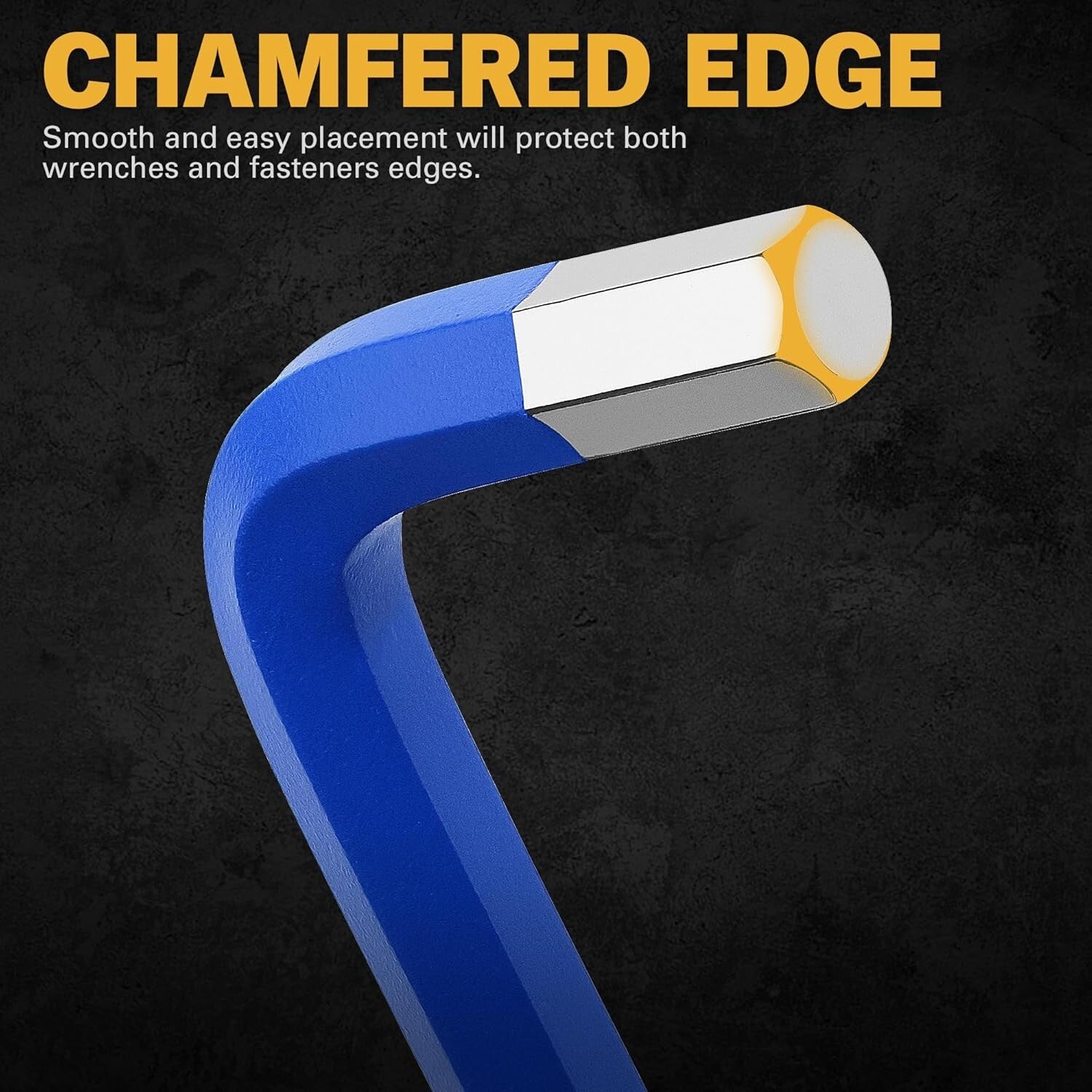 Durable 13-Piece Metric Allen Wrench Set with Long Ball End Design - Blue Finish