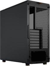 Load image into Gallery viewer, Stylish North Charcoal Black Tempered Glass Case - Customizable &amp; Efficient