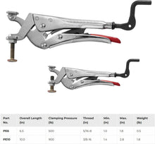 Load image into Gallery viewer, Versatile 10-Inch Reverse-Action Clamping Pliers with Adjustable Magnetic V-Pad