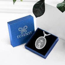 Load image into Gallery viewer, Handcrafted Sterling Silver Saint Necklace for Spiritual Protection - Unisex