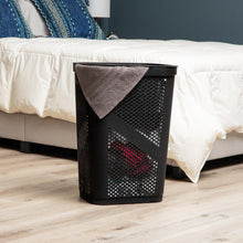 Load image into Gallery viewer, Versatile 60L Laundry &amp; Storage Baskets - Slim Black Hampers for Modern Homes