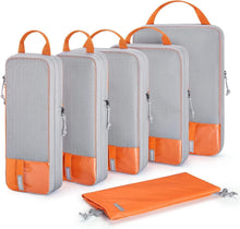Load image into Gallery viewer, Set of 6 Lightweight Compression Packing Cubes - Space-Saving Travel Essentials