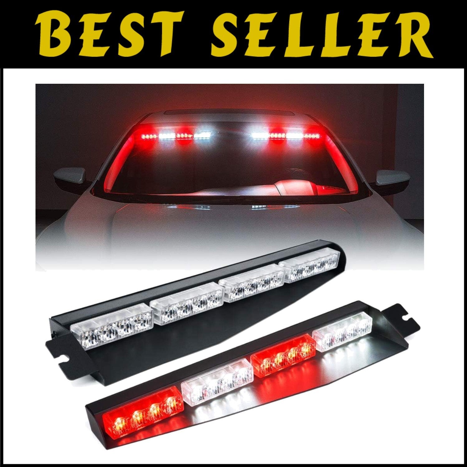 High-Intensity LED Emergency Lights with 26 Patterns - Ultimate Safety Solution