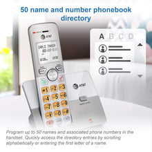 Load image into Gallery viewer, Dual Handset DECT 6.0 Cordless Phone System with Call Waiting &amp; Voicemail Access