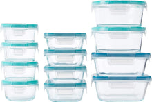 Load image into Gallery viewer, Meal Prep Marvel: 24-Piece Airtight Glass Storage Set - BPA-Free &amp; Space Saving