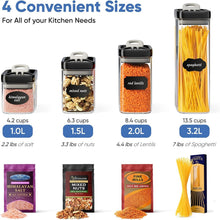 Load image into Gallery viewer, Versatile 7-Piece BPA-Free Kitchen Storage Set with Airtight Lock Technology