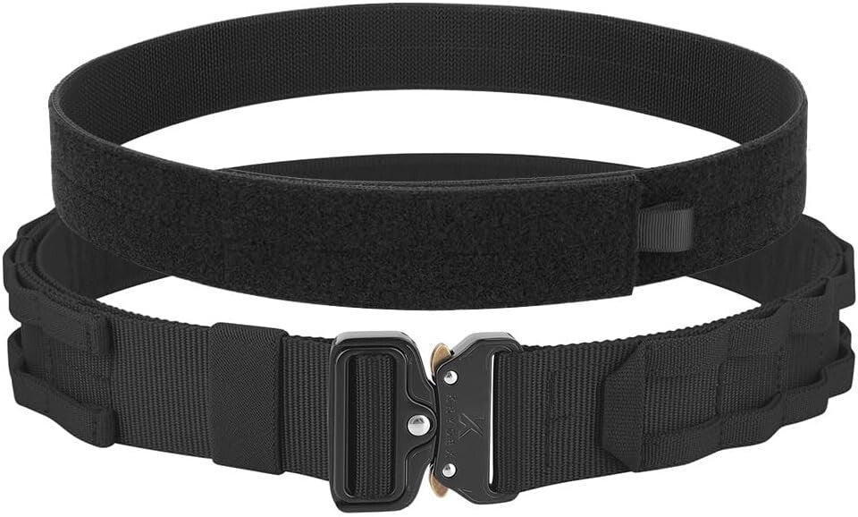 Quick Release MOLLE Belt - 1.75" Tactical Heavy Duty Dual Use for Men & Women