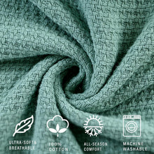 Load image into Gallery viewer, Versatile XXL King Bed Blanket 120”x120” - Soft, Lightweight Cotton for All Ages