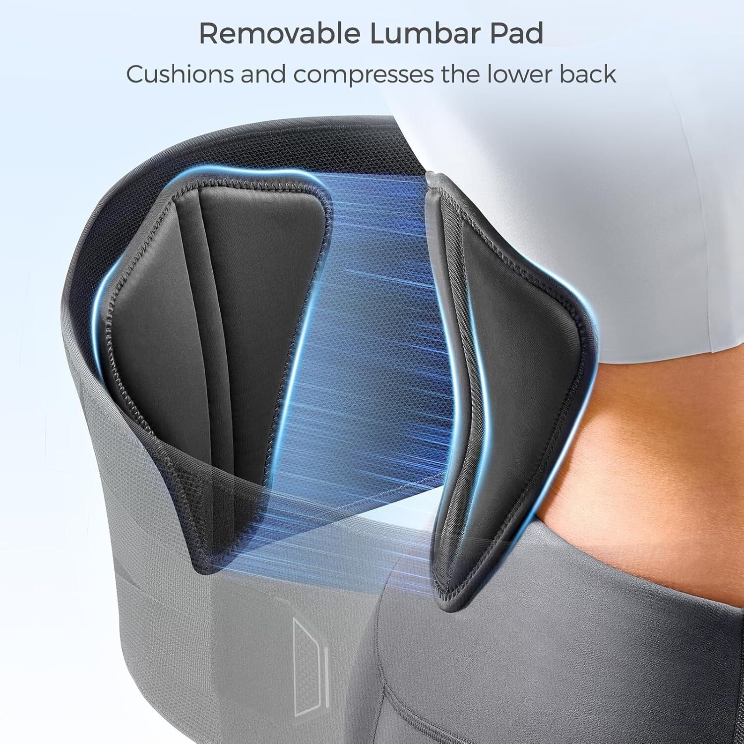 Ergonomic Pulley System Back Brace for Instant Lumbar Pain Relief - Size M