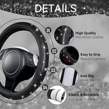 Load image into Gallery viewer, Universal Fit Bling Car Mat Accessories - Stunning Rhinestone Steering Cover