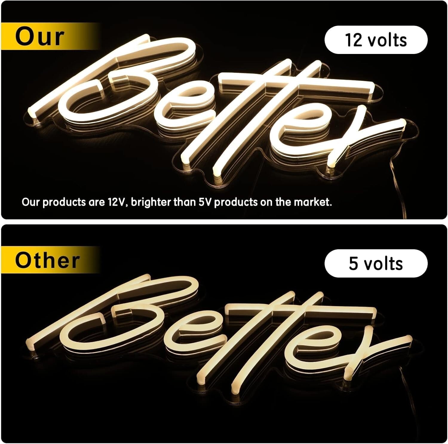 Dynamic Better Together Neon Light with Dimmer - Stylish for Home & Parties
