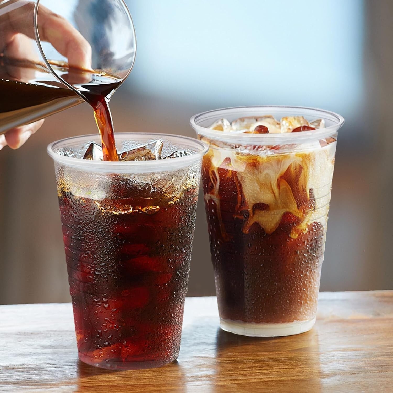 1000 Count Clear Plastic Cups, 12 oz - Perfect for Smoothies, Iced Drinks & More